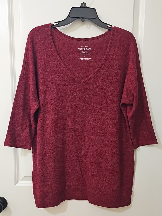 torrid Tops - Torrid Red V-Neck Top
